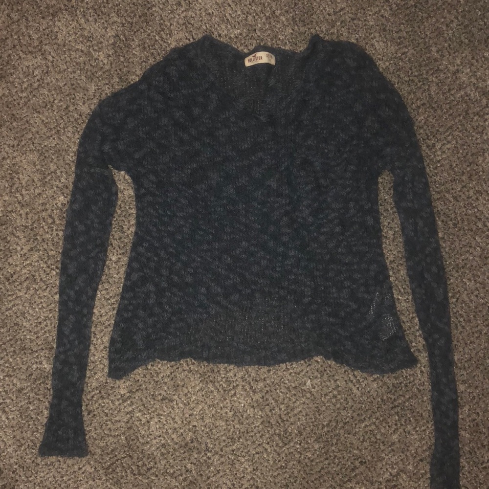 Navy hollister sweater